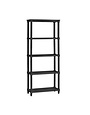 Meridian 4-Shelf Etagere, Black 31.5 X 13.75 X 76, Furniture Available for Local Delivery or Pick Up