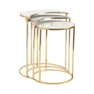 Astronomy Nesting Tables19.5 X 15 X 24, Set of Three, Furniture Available for Local Delivery or Pick Up