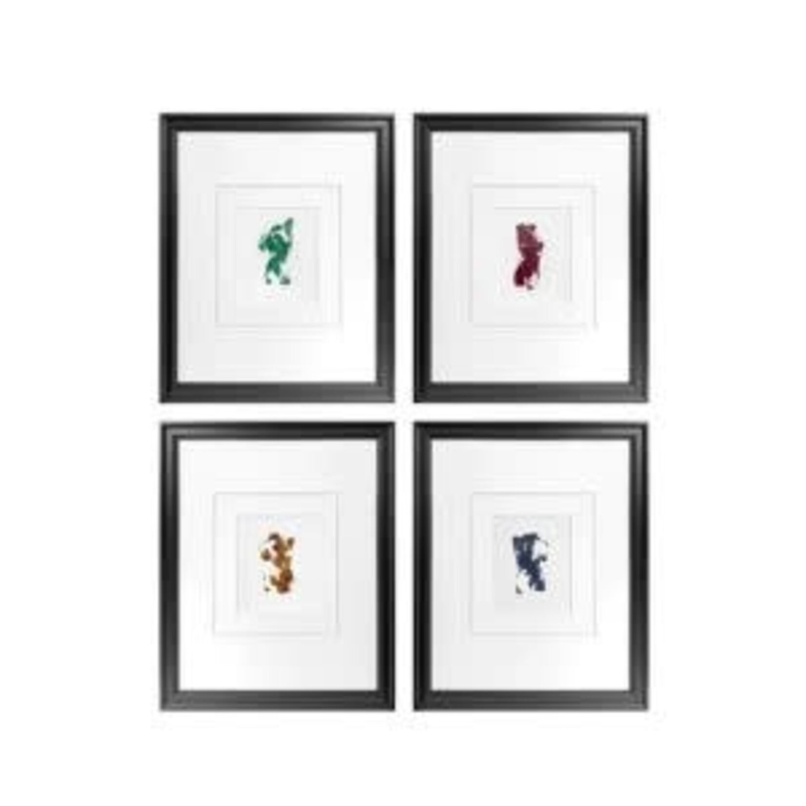 Traditional Torsos Framed Artwork, Assorted Colors, Priced Individually, 32 X 26