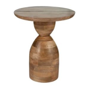 Simple Side Table, Natural Kd, 16 X 19, Furniture Available for Local Delivery or Pick Up