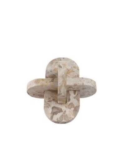 Pompano Marble Knot, Beige, 5 in.