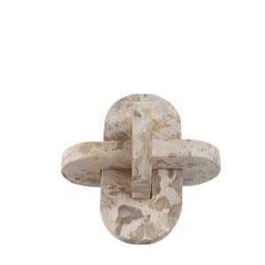 Pompano Marble Knot, Beige, 5 in.