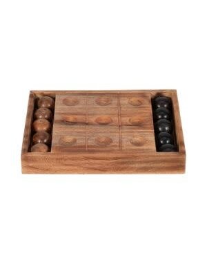Tic-Tac-Toe with Orbs, Brown, 12 in.