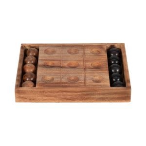 Tic-Tac-Toe with Orbs, Brown, 12 in.