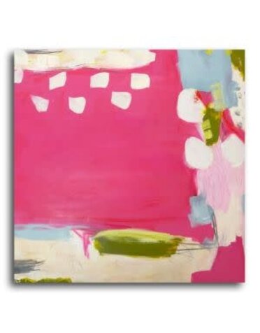 Pink Rhapsody II Gallery Wrap, 28 X 28, Artwork Available for Local Delivery or Pick Up