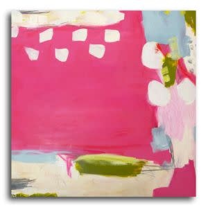 Pink Rhapsody II Gallery Wrap, 28 X 28, Artwork Available for Local Delivery or Pick Up