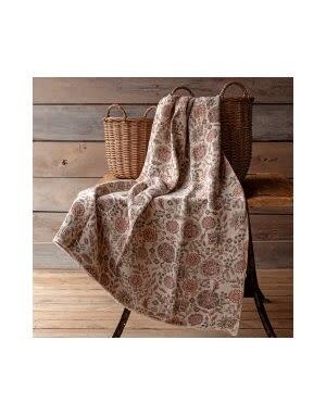 Fennel Botanical Print Cotton Throw, 50 X 60 in.