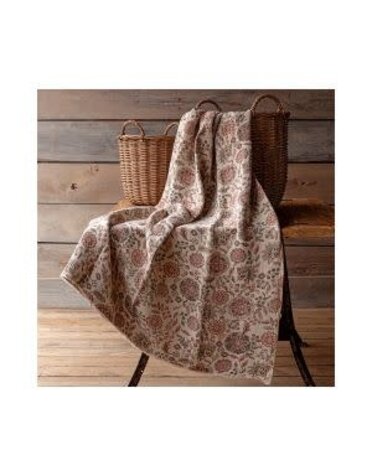 Fennel Botanical Print Cotton Throw, 50 X 60 in.