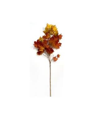 Maple Leaf Stem, Green and Gold, 16 in.