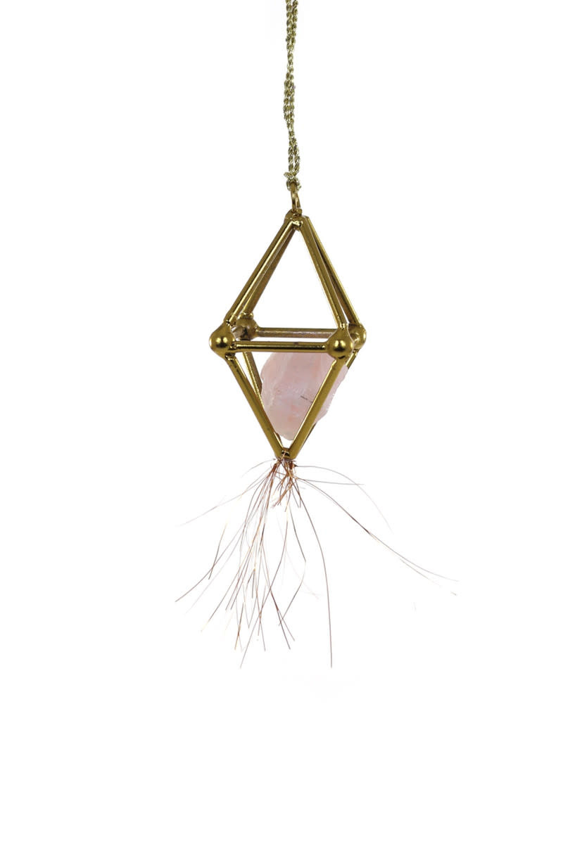 Captured Quartz Ornament