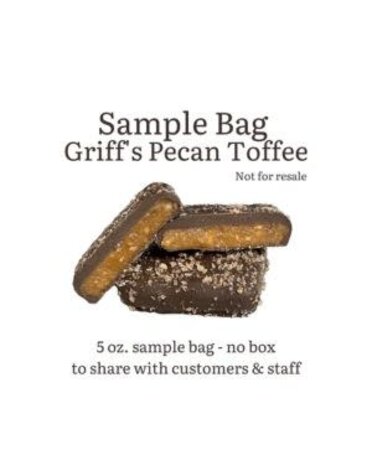 Griff's Toffee Griff's Toffee, Dark Chocolate Pecan Toffee, SAMPLE