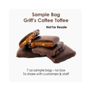 Griff's Toffee Griff's Toffee, Dark Chocolate Coffee Toffee, SAMPLE