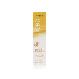 Yuzu Soap Yuzu CBD Skin & Lip Balm, Orange Yuzu, 50 mg
