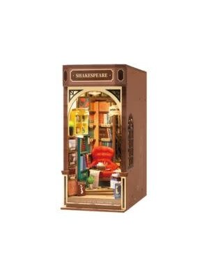 Hands Craft Miniature House Book Nook Kit: Bookstore