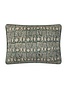 Block Print Leaf Squares Pillow, 20 X 14 in.