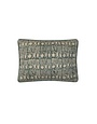 Block Print Leaf Squares Pillow, 20 X 14 in.
