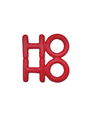 "Ho Ho" Cast Iron Trivet, 6"