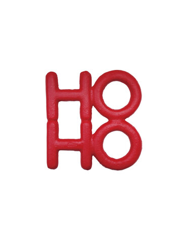 "Ho Ho" Cast Iron Trivet, 6"