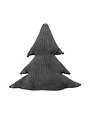 Corduroy Tree Shaped Pillow with Metal Jingle Bells, 18"