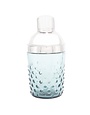 Stainless Steel & Hand-Blown Glass Hobnail Cocktail Shaker, 14 oz