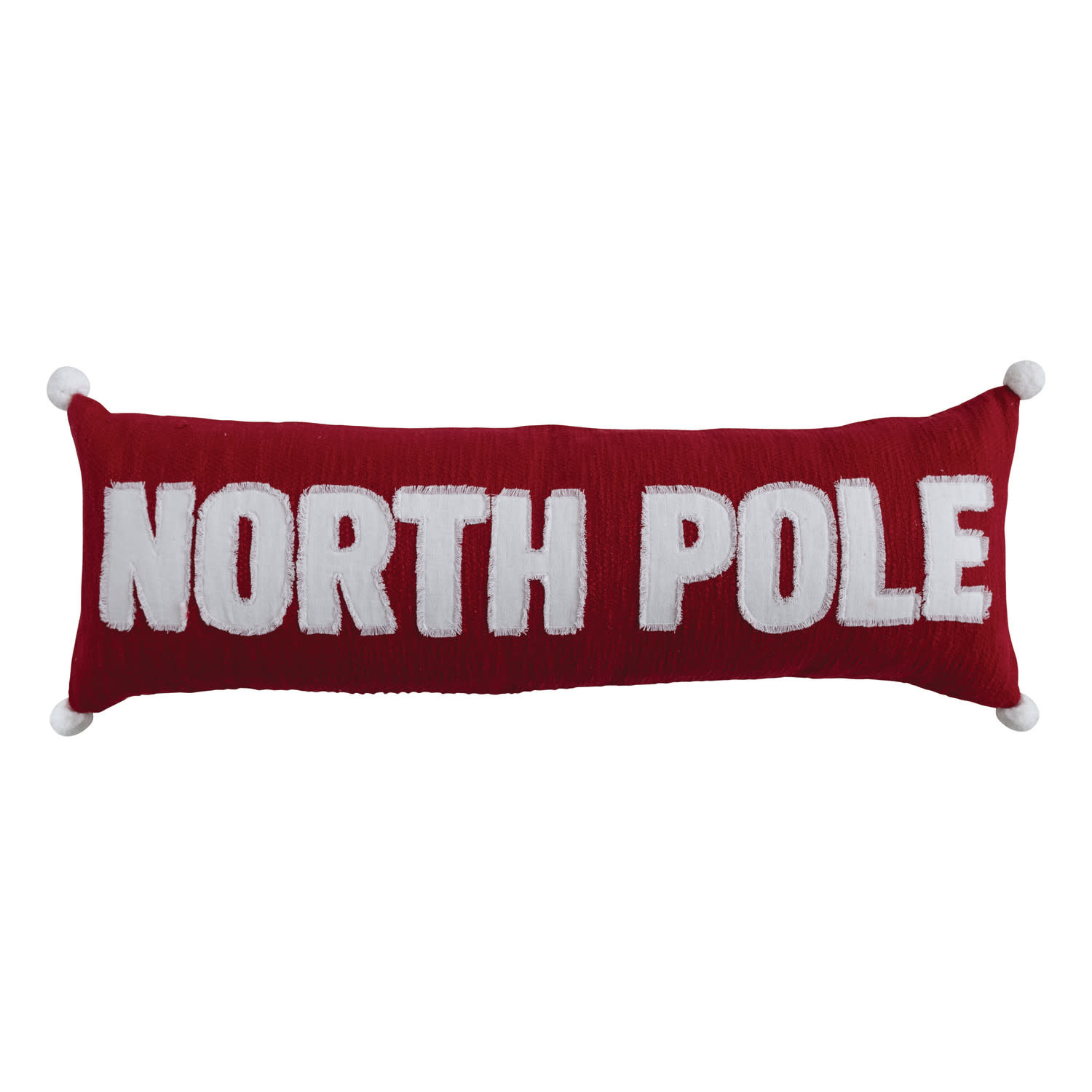 Woven Lumbar "North Pole" Pillow, 36"x 12"