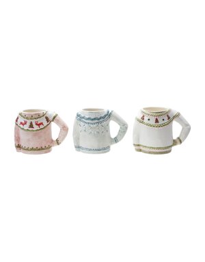 Sweater Shaped Mug, Assorted, 14 oz