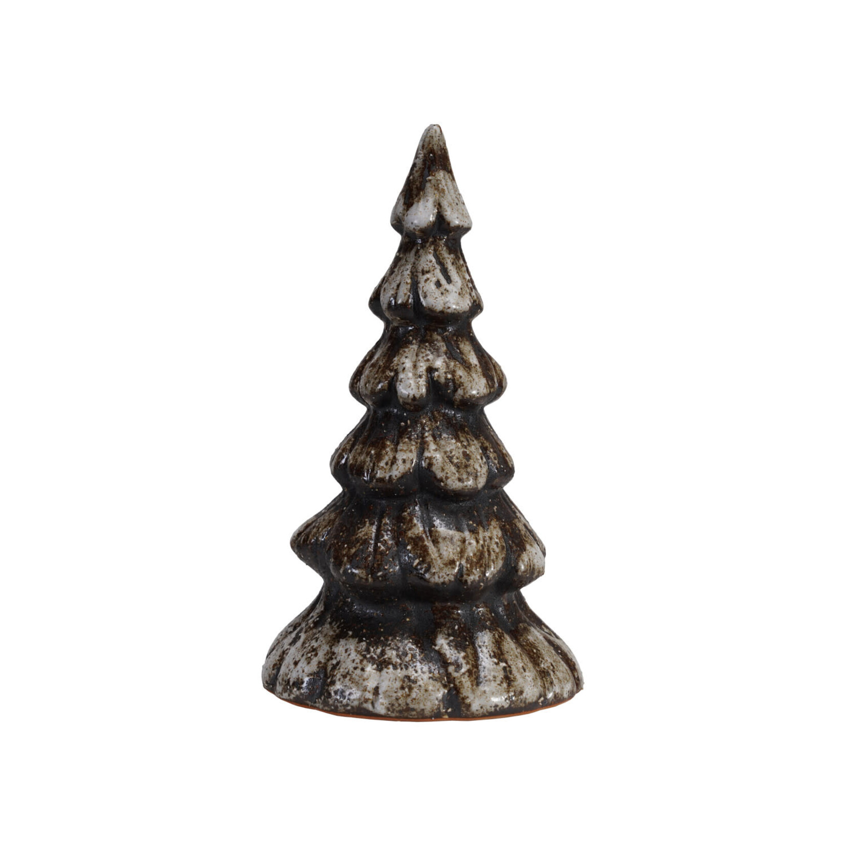Stoneware Tree, Matte Brown, 8 in.