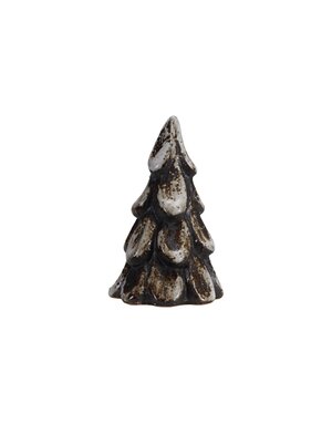 Stoneware Tree, Matte Brown, 4"