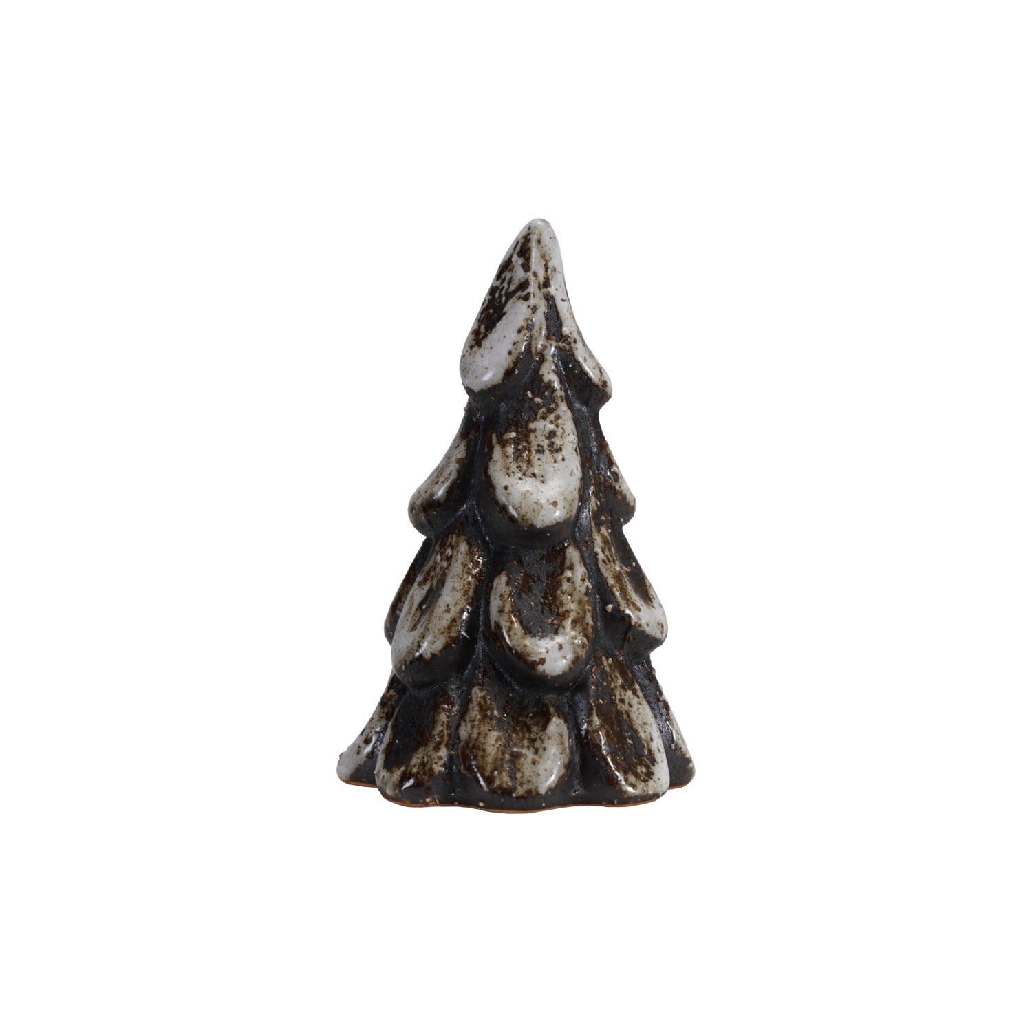 Stoneware Tree, Matte Brown, 4"
