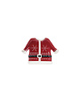 Santa Coat Shaped Plate, 6"x 4"