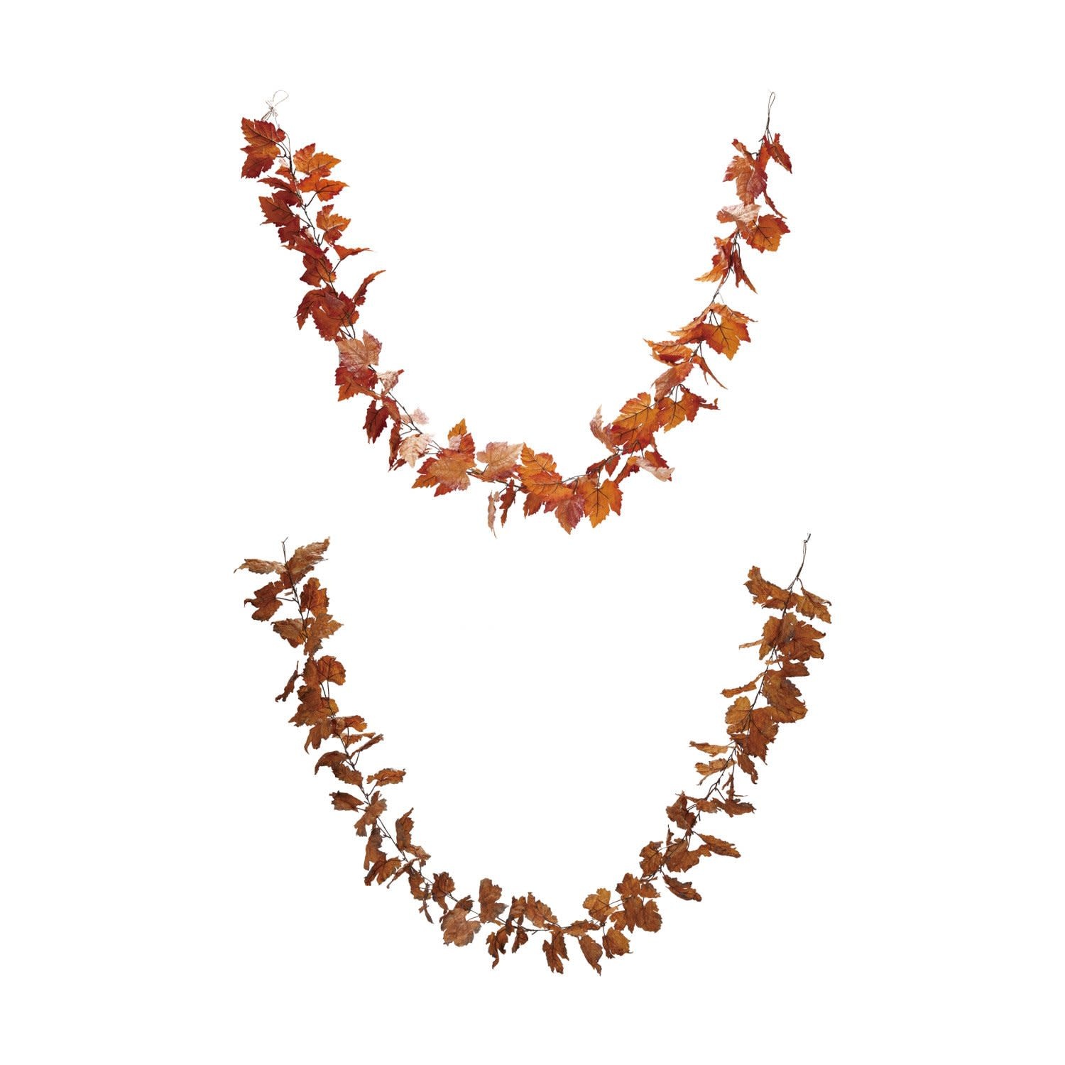 Faux Leaf Garland, 72"