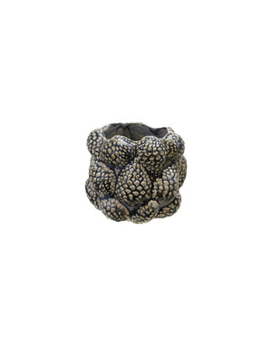 Planter with 3D Pinecones, Holds 3" Pot
