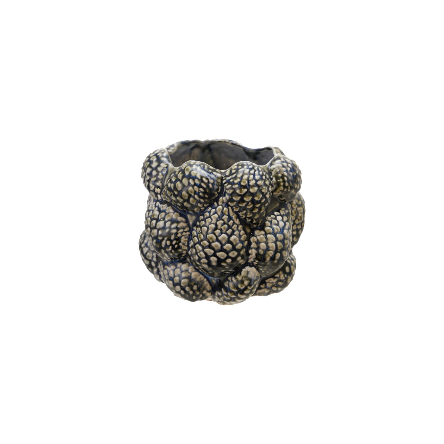 Planter with 3D Pinecones, Holds 3" Pot