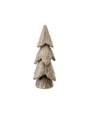 Stoneware Tree, Cream, 8"