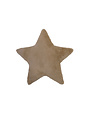 Faux Fur Star Shaped Pillow, 18 in.