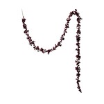 Foam Ball Garland with Glitter, Burgundy, 72 in.