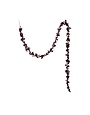 Foam Ball Garland with Glitter, Burgundy, 72"