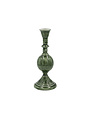 Metal Taper Holder, Green, 10"