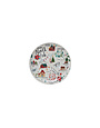 Plate with North Pole Scene, 11"Rnd