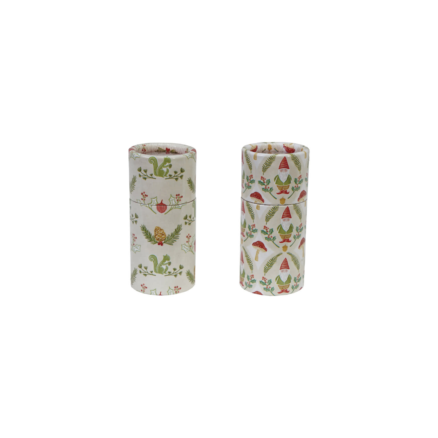 Safety Matches in Tube Matchbox with Seasonal Pattern, Assorted, 2"
