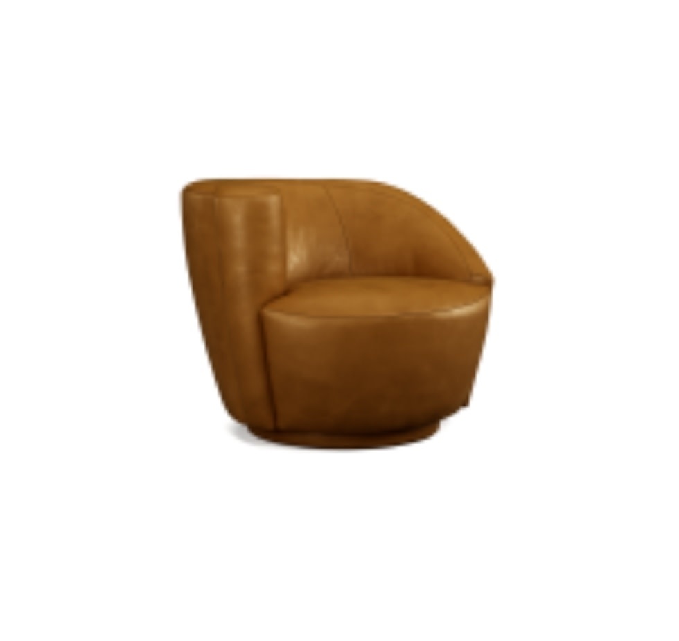 L3410-RC Right Arm Swivel Chair in Harvest Butterscotch