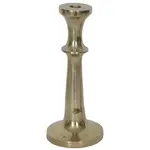 Vintage Gold Taper Candle Holder 10"