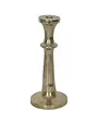 Vintage Gold Taper Candle Holder 10"