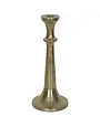 Vintage Gold Taper Candle Holder 14"