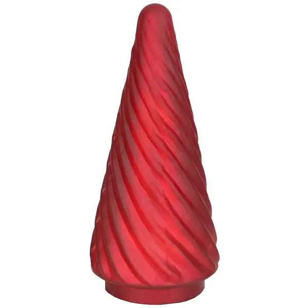 Christmas Tree Red Swirl 4 x 8