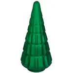 Christmas Tree Geo Dimple Emerald Matte, 5.5 X 12 in.
