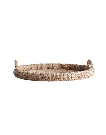 Decorative Braided Bangkuan Tray w/ Handles 29" long, Available for local pick up