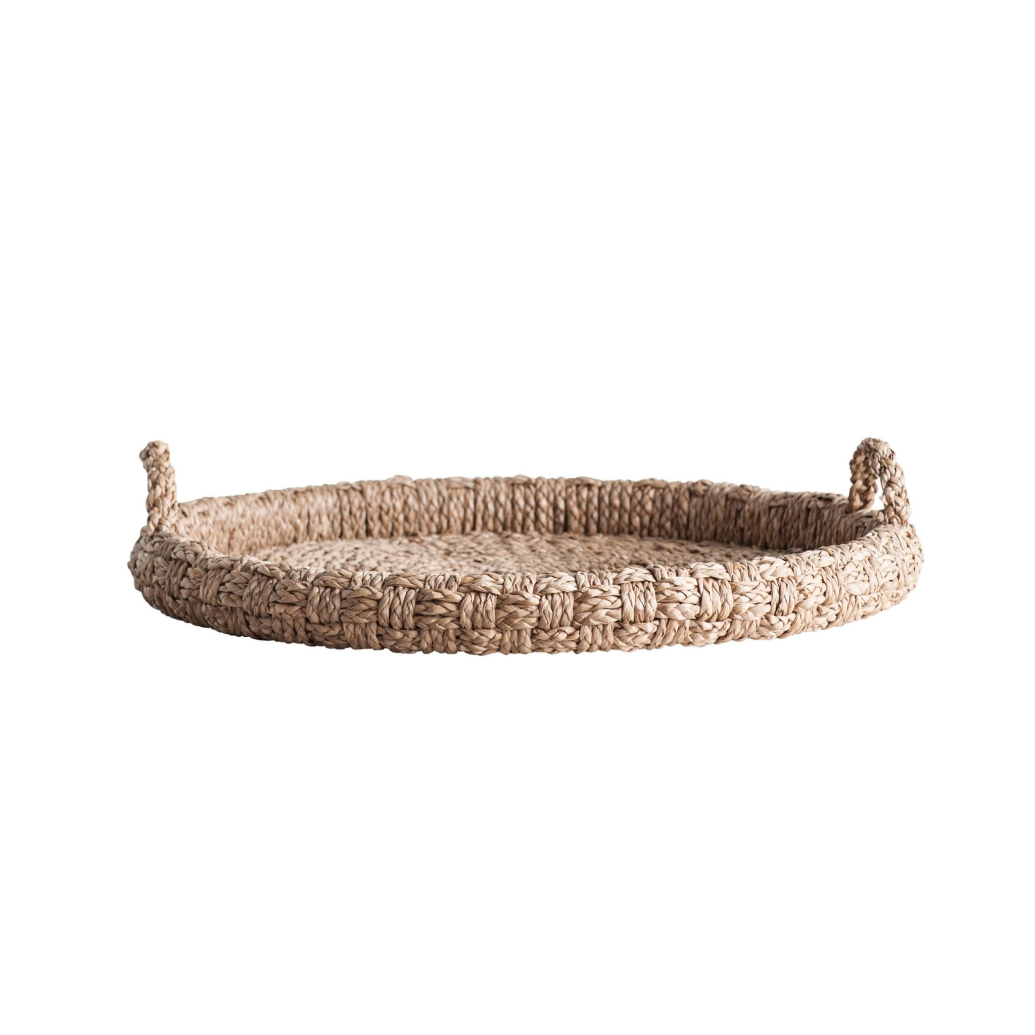 Decorative Braided Bangkuan Tray w/ Handles 29" long, Available for local pick up