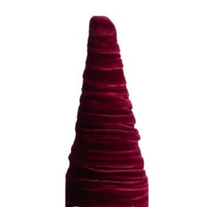 Handmade Extra Large Velvet Tree, 23 in., Burgandy