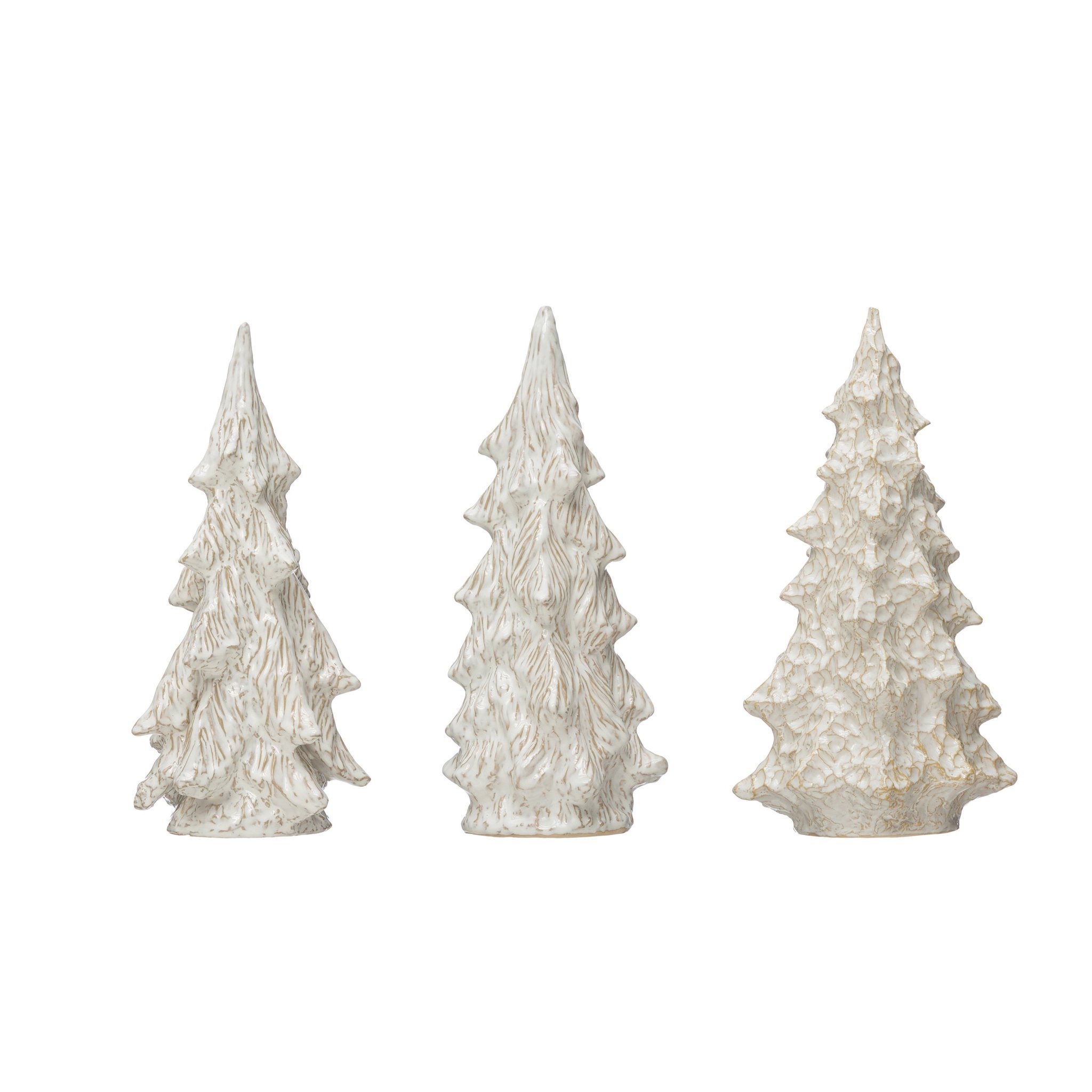 White Stoneware Tree, 15"